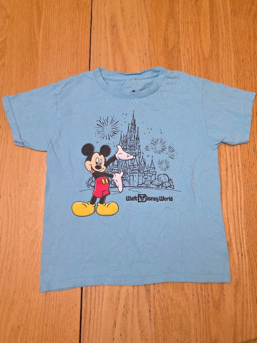 Disney Walt Disney World Kids Unisex Mickey Mouse T-Shirt Size XS